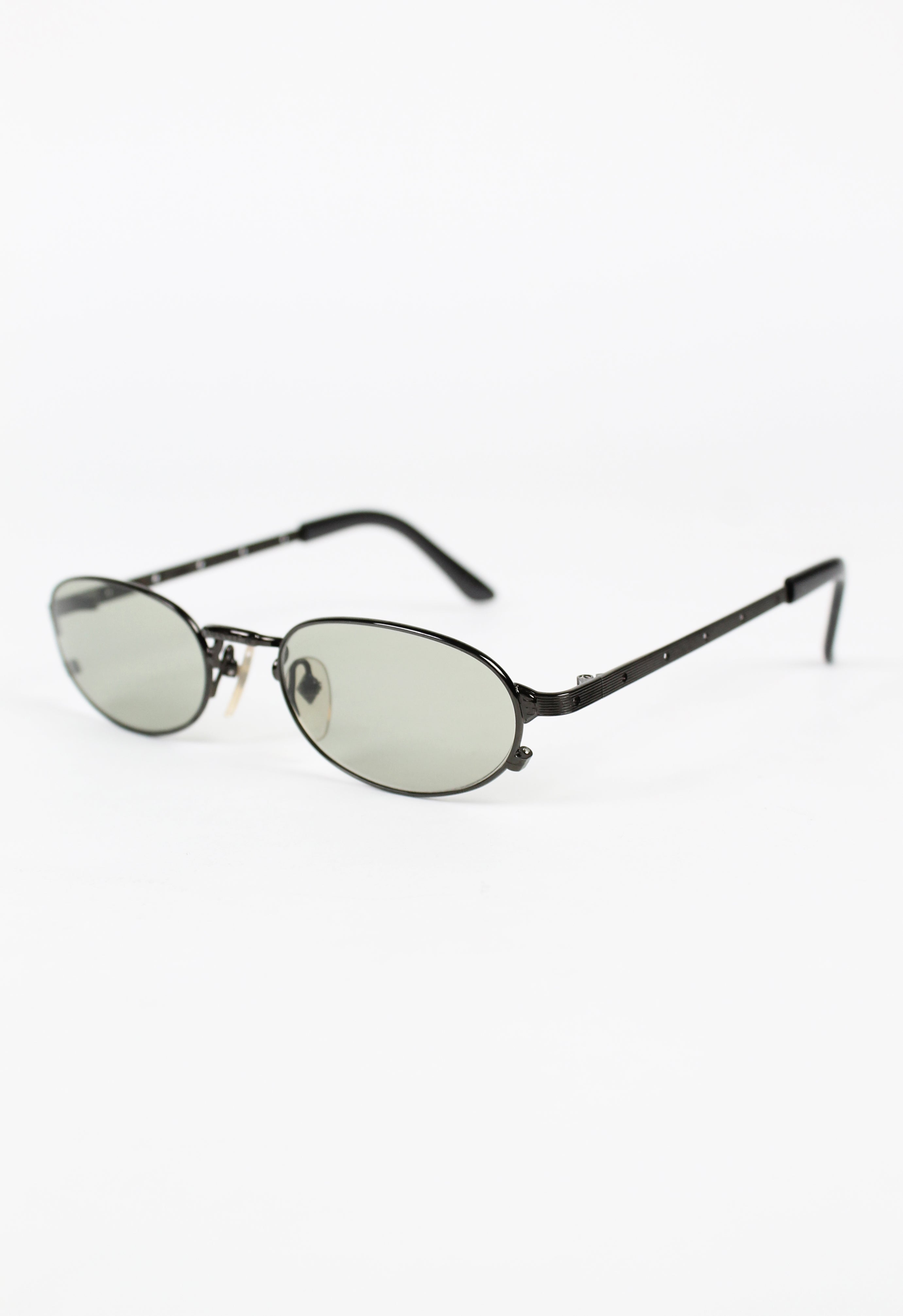 JEAN PAUL GAULTIER 1998 CLIP ON PERFORATED SUNGLASSES