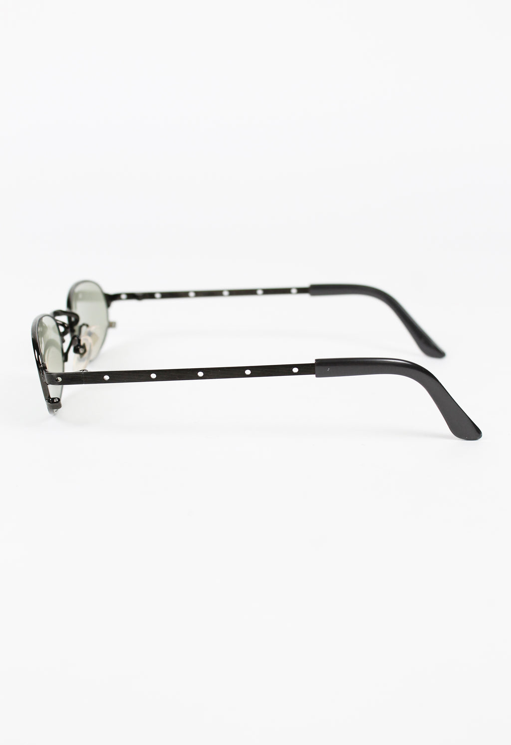 JEAN PAUL GAULTIER 1998 CLIP ON PERFORATED SUNGLASSES
