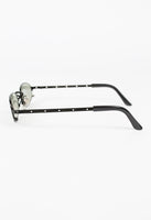 JEAN PAUL GAULTIER 1998 CLIP ON PERFORATED SUNGLASSES