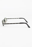 JEAN PAUL GAULTIER 1998 CLIP ON PERFORATED SUNGLASSES