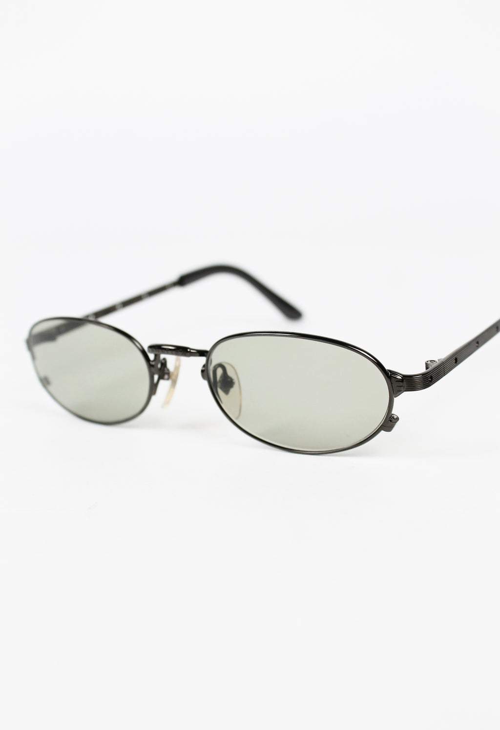 JEAN PAUL GAULTIER 1998 CLIP ON PERFORATED SUNGLASSES