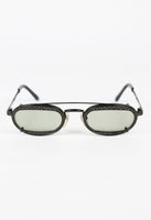 JEAN PAUL GAULTIER 1998 CLIP ON PERFORATED SUNGLASSES