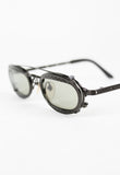 JEAN PAUL GAULTIER 1998 CLIP ON PERFORATED SUNGLASSES
