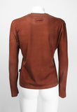 JEAN PAUL GAULTIER JPG JEAN'S 1990'S TROMPE L'OEIL DOG TAGS LONGSLEEVE