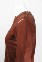 JEAN PAUL GAULTIER JPG JEAN'S 1990'S TROMPE L'OEIL DOG TAGS LONGSLEEVE