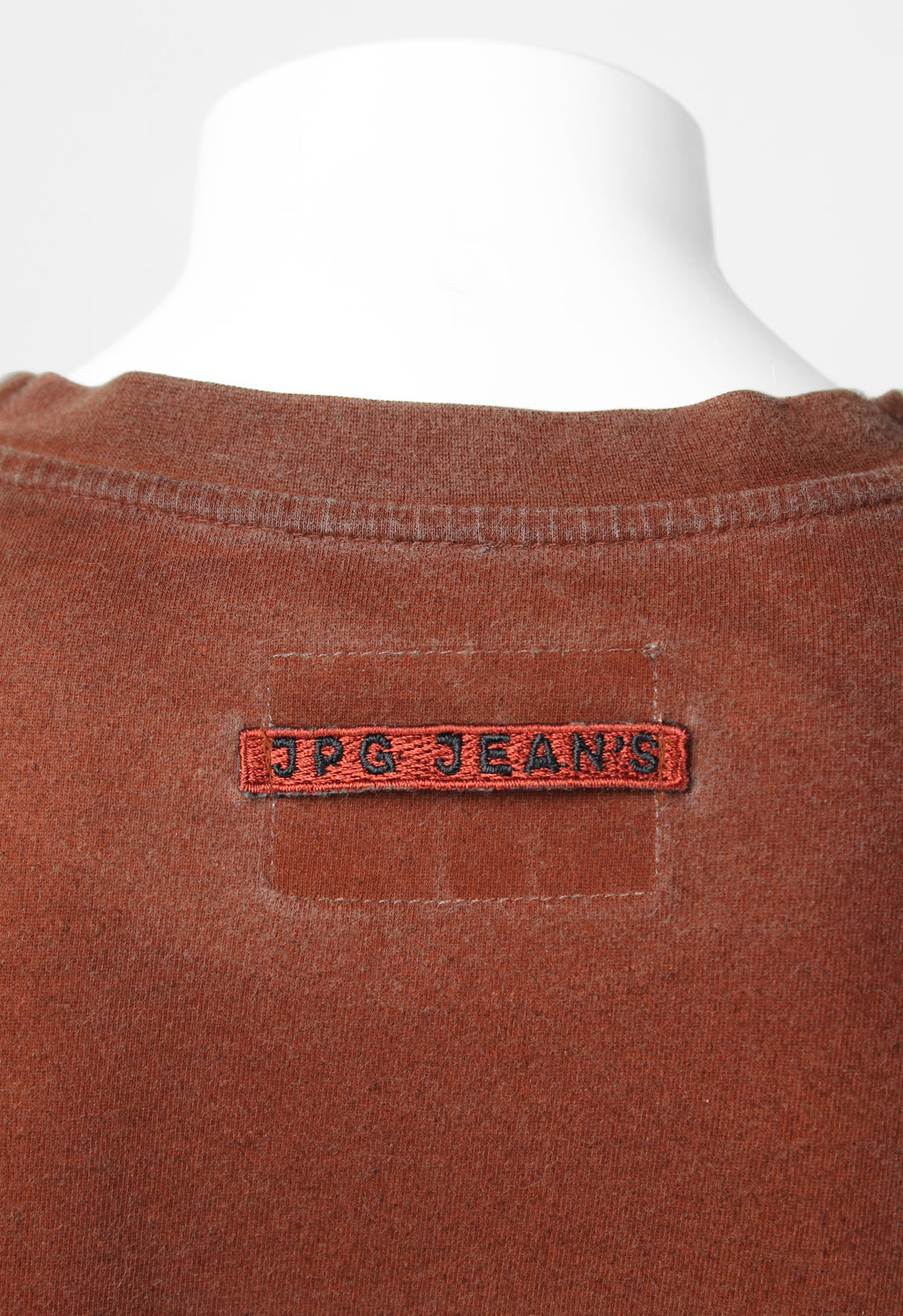 JEAN PAUL GAULTIER JPG JEAN'S 1990'S TROMPE L'OEIL DOG TAGS LONGSLEEVE