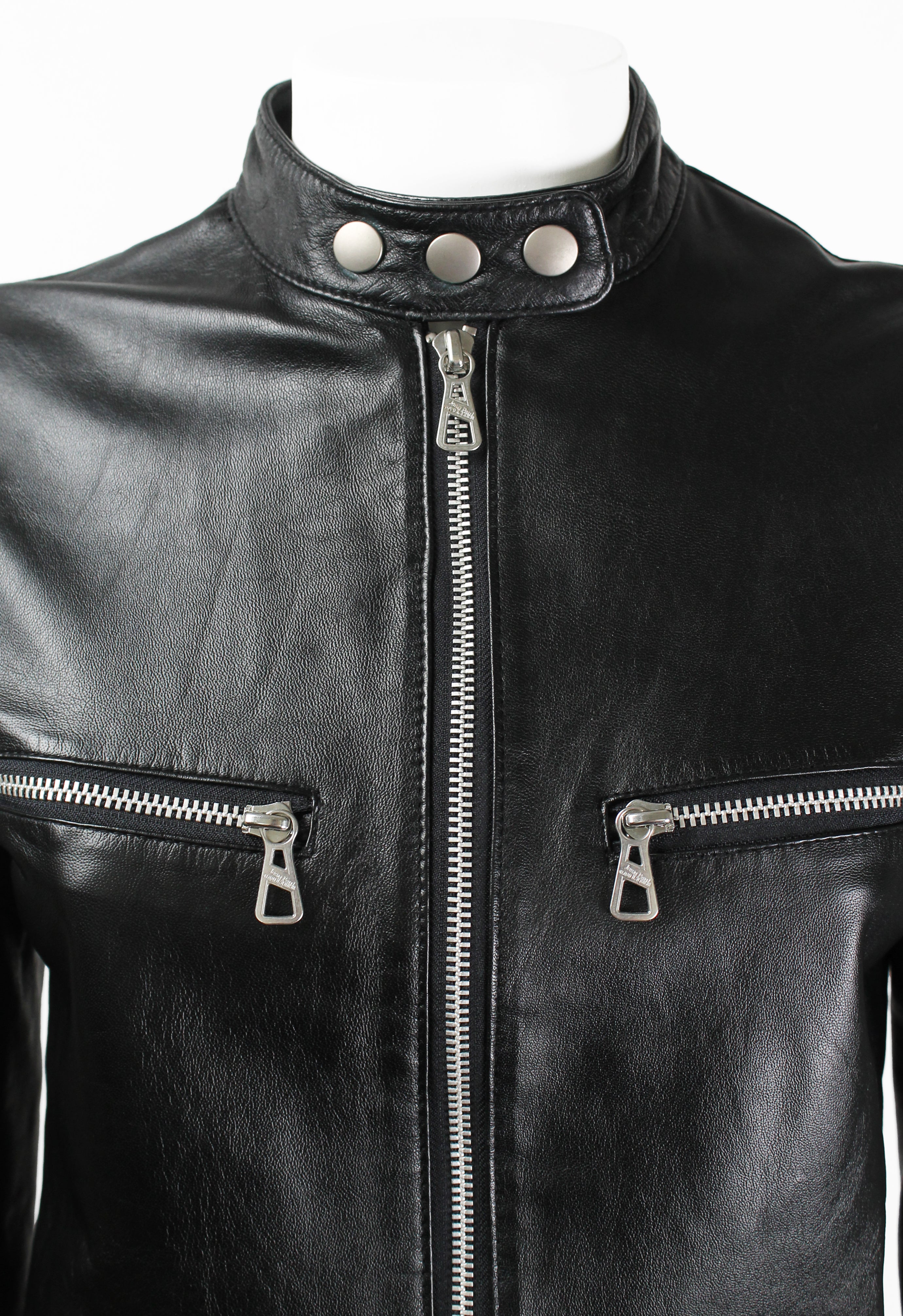 JEAN PAUL GAULTIER LEATHER BIKER JACKET