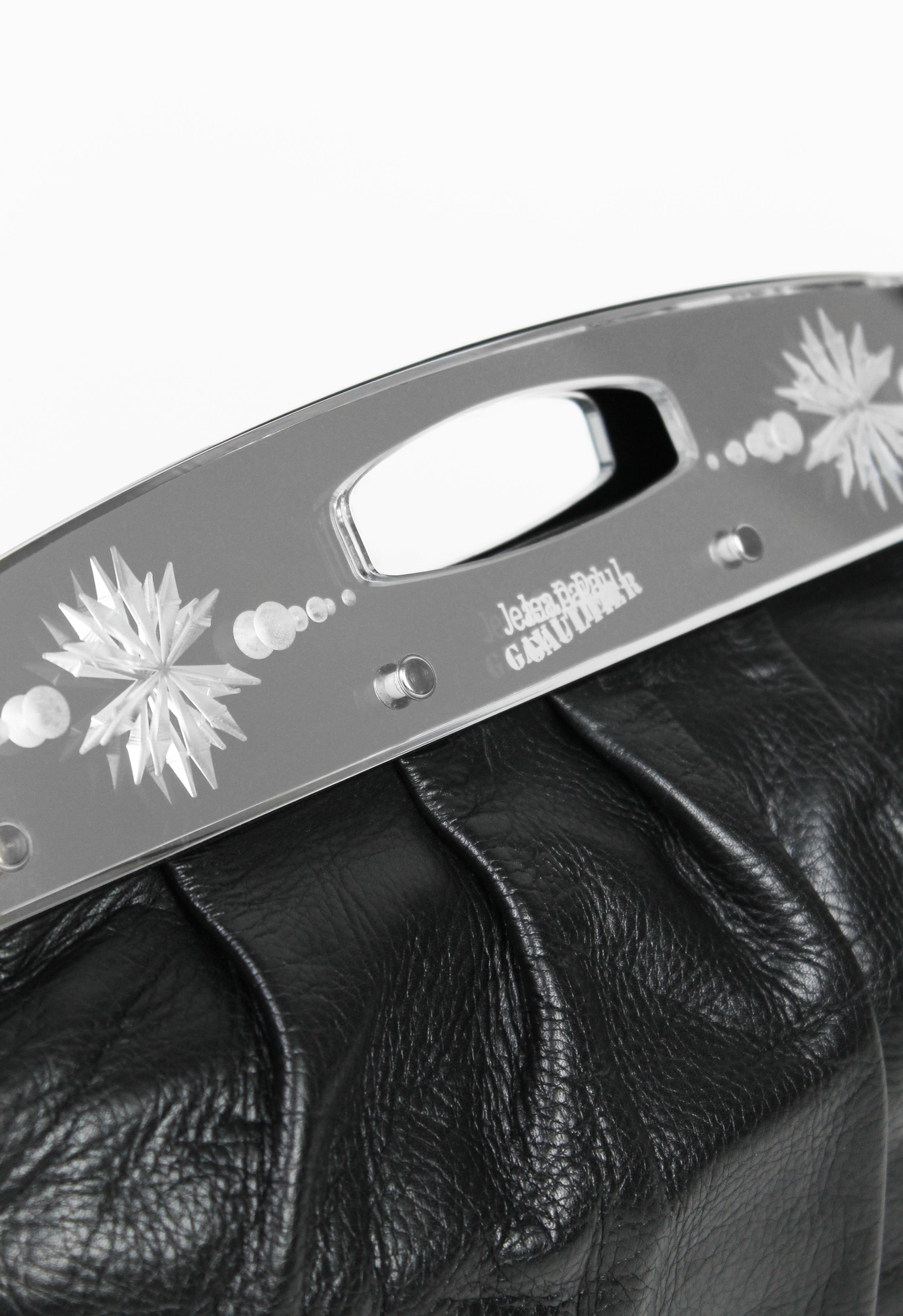 JEAN PAUL GAULTIER ETCHED MIRROR BAG