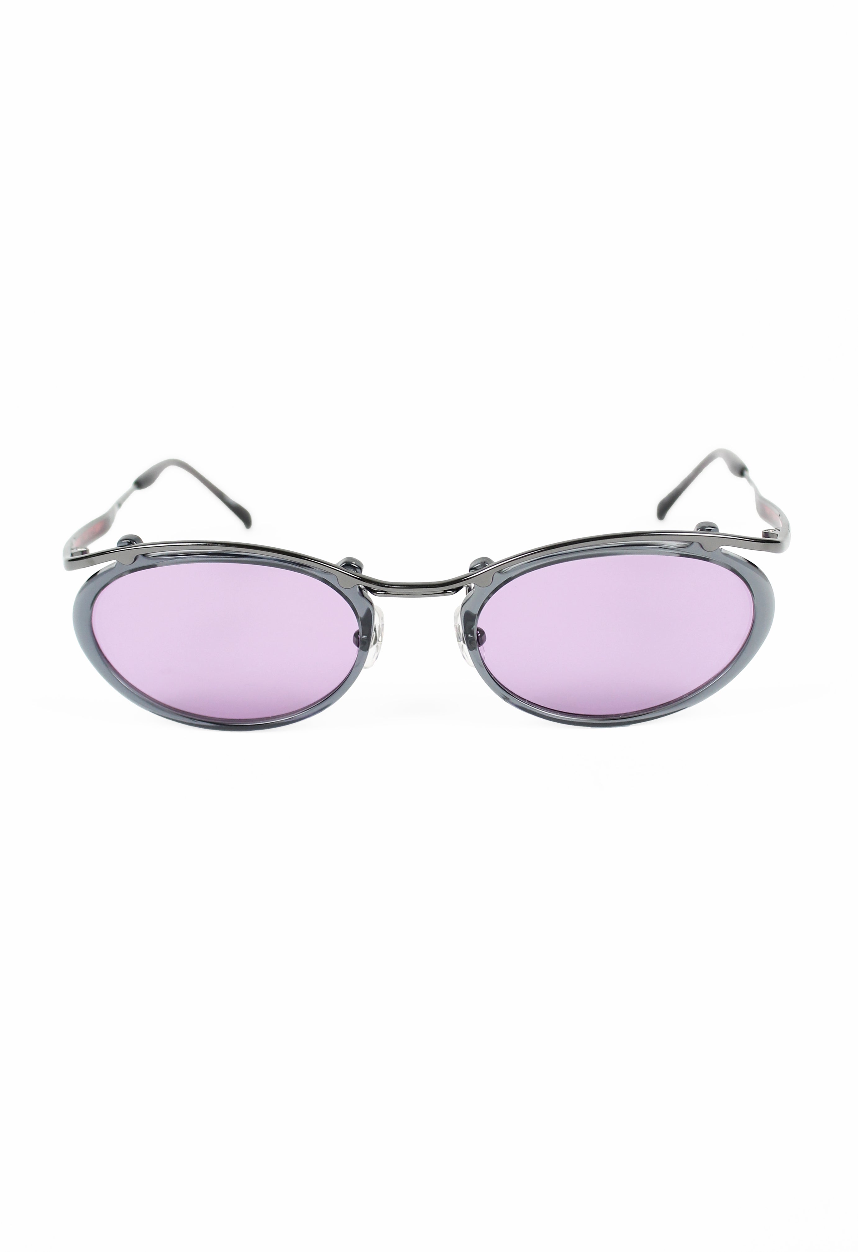 JEAN PAUL GAULTIER 1990'S PURPLE SUSPENDED SUNGLASSES