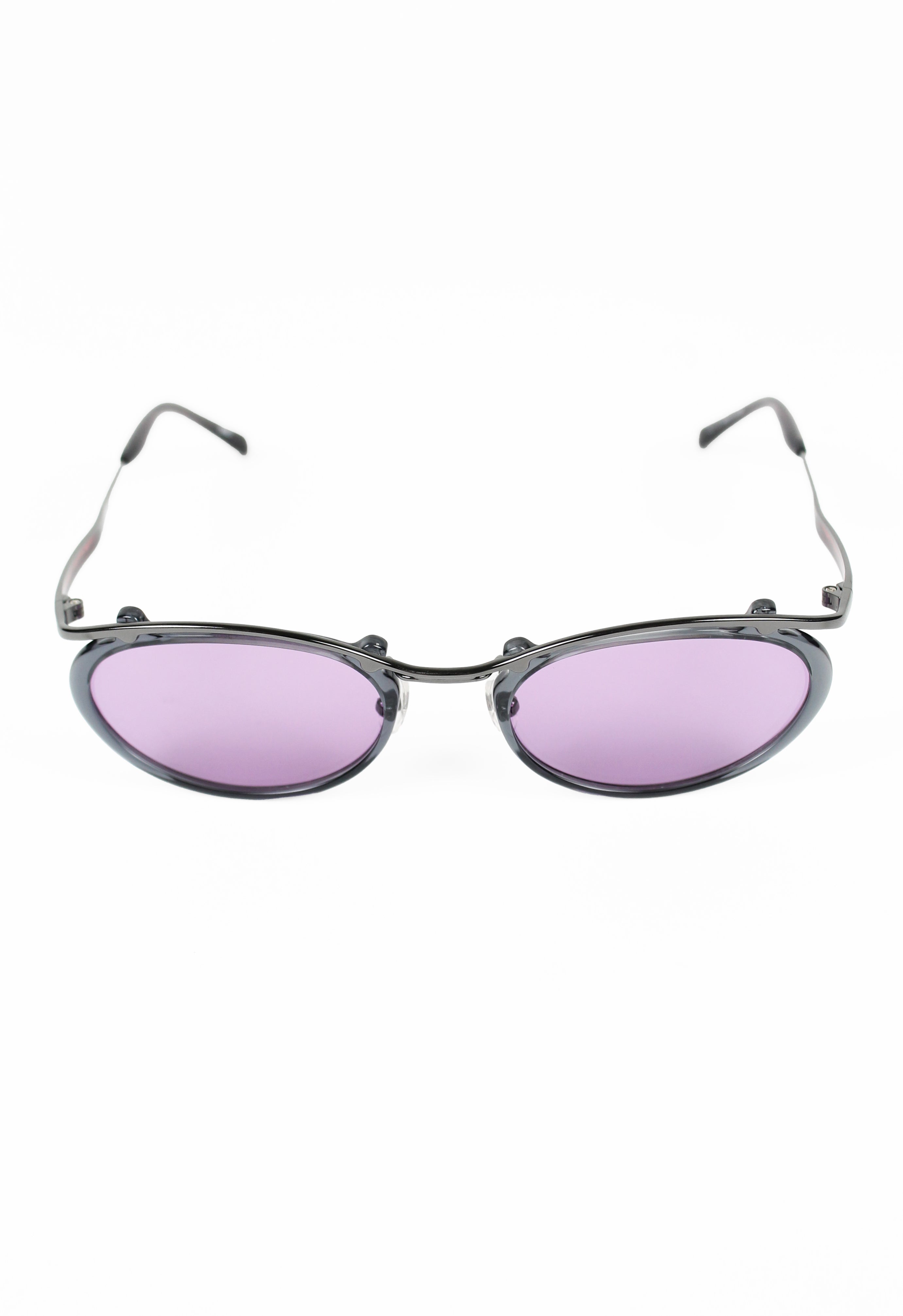 JEAN PAUL GAULTIER 1990'S PURPLE SUSPENDED SUNGLASSES