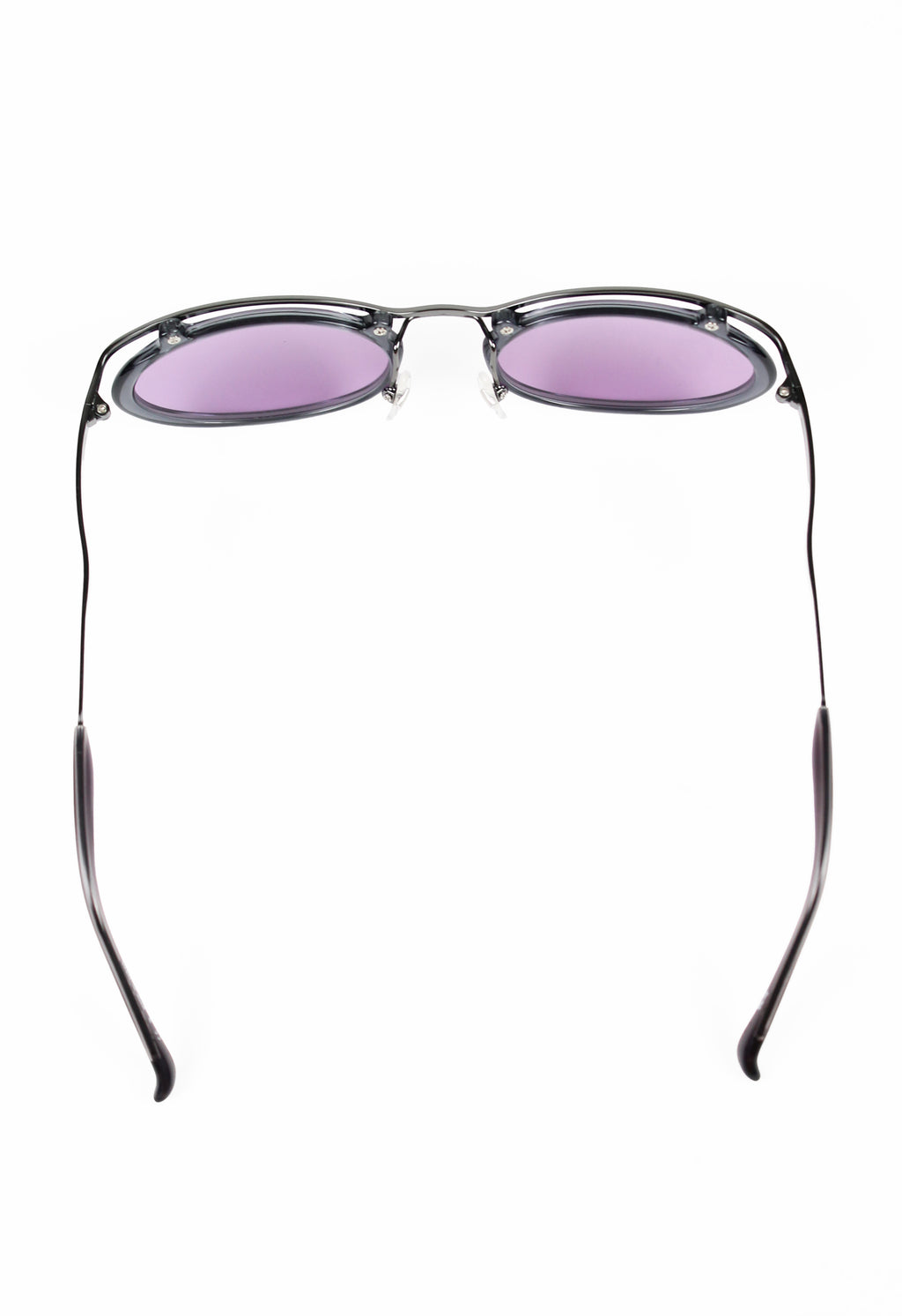 JEAN PAUL GAULTIER 1990'S PURPLE SUSPENDED SUNGLASSES