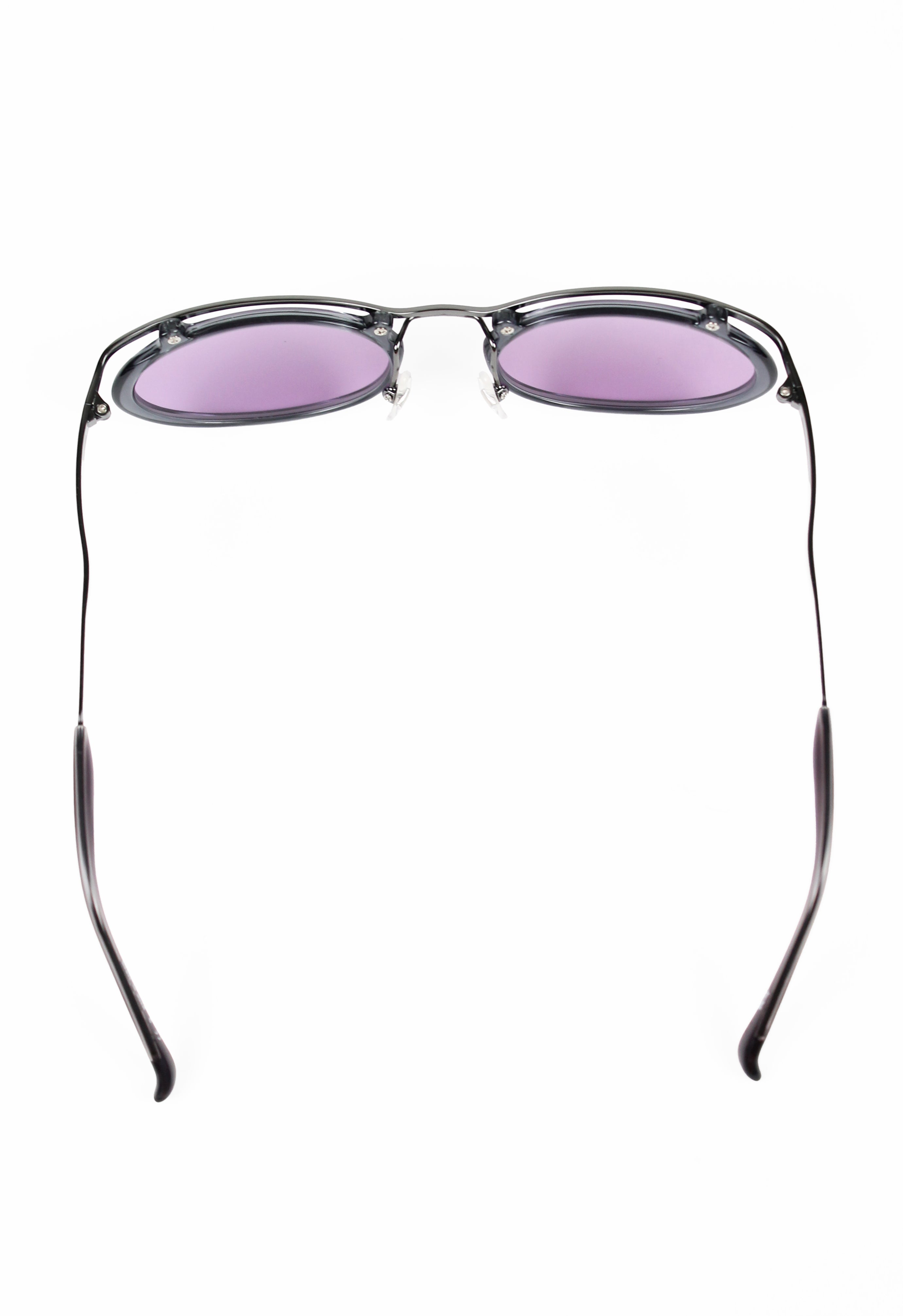 JEAN PAUL GAULTIER 1990'S PURPLE SUSPENDED SUNGLASSES