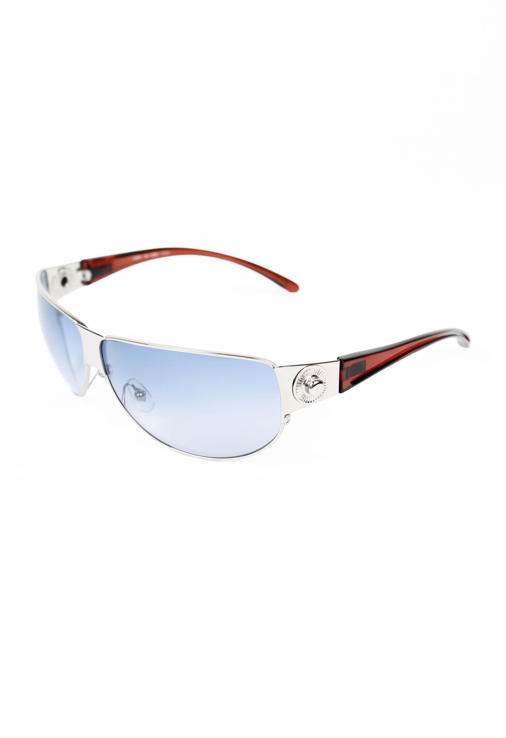JEAN PAUL GAULTIER SS 2002 PINK DETACHABLE SHIELD SUNGLASSES