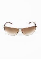 JEAN PAUL GAULTIER SS 2002 YELLOW DETACHABLE SHIELD SUNGLASSES