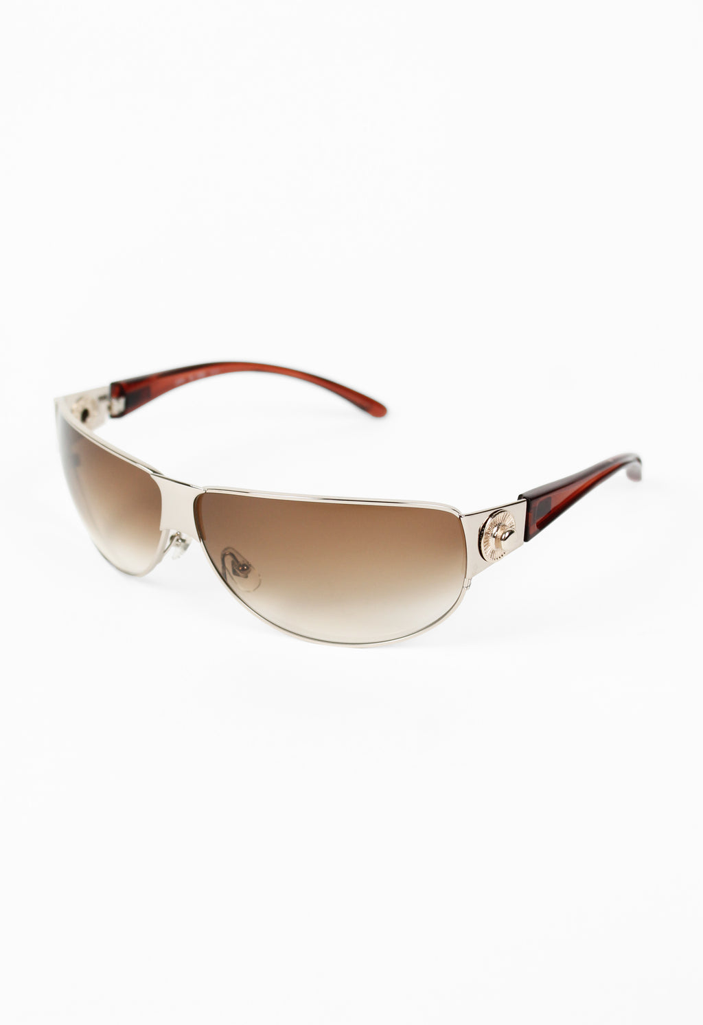 JEAN PAUL GAULTIER SS 2002 YELLOW DETACHABLE SHIELD SUNGLASSES