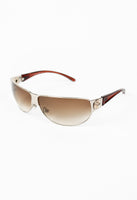 JEAN PAUL GAULTIER SS 2002 YELLOW DETACHABLE SHIELD SUNGLASSES