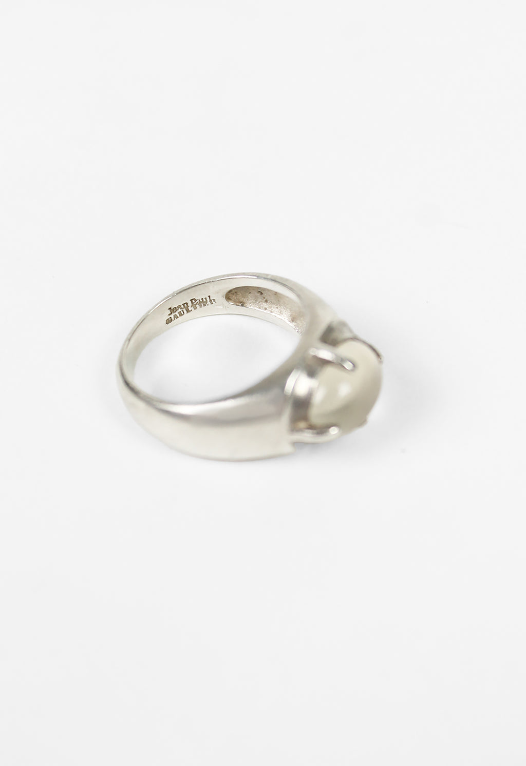 JEAN PAUL GAULTIER SILVER STONE RING