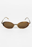 JIL SANDER 1990'S GLITTER TORTOISESHELL SUNGLASSES