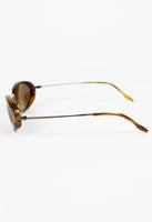 JIL SANDER 1990'S GLITTER TORTOISESHELL SUNGLASSES