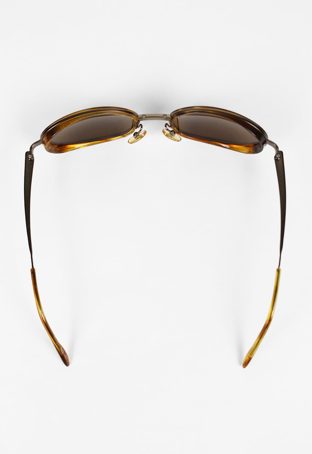 JIL SANDER 1990'S GLITTER TORTOISESHELL SUNGLASSES