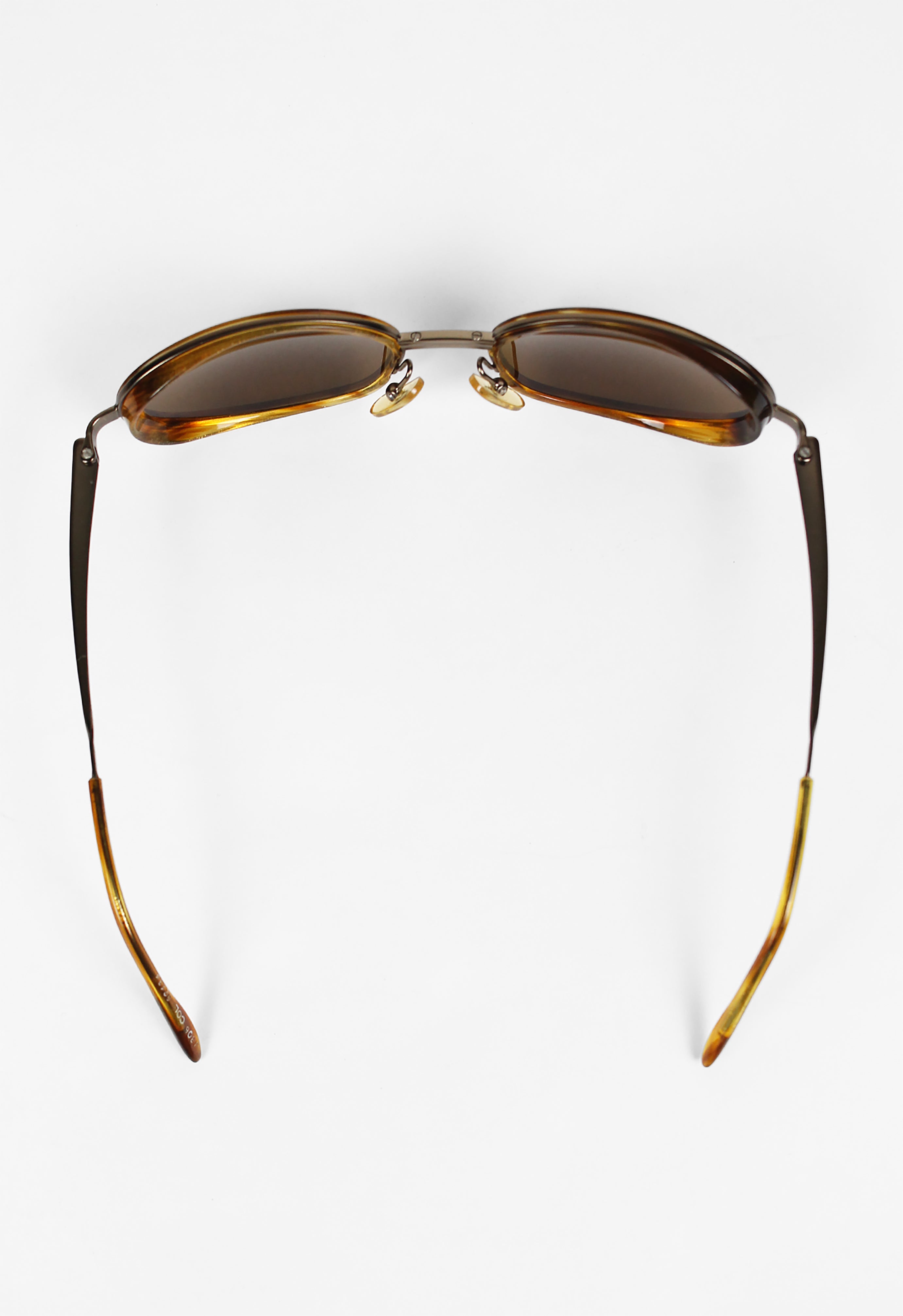 JIL SANDER 1990'S GLITTER TORTOISESHELL SUNGLASSES