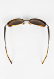 JIL SANDER 1990'S GLITTER TORTOISESHELL SUNGLASSES