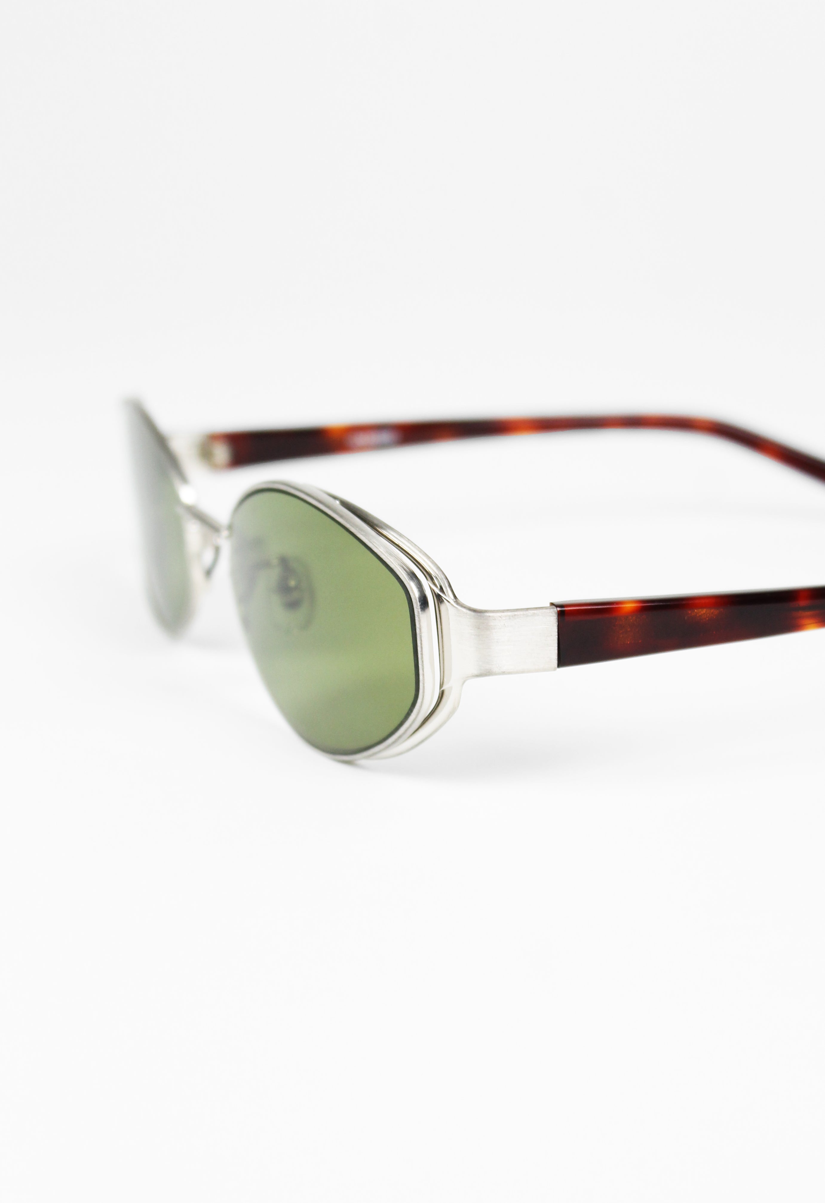 JIL SANDER 1990'S STACKED LENS TORTOISESHELL SUNGLASSES