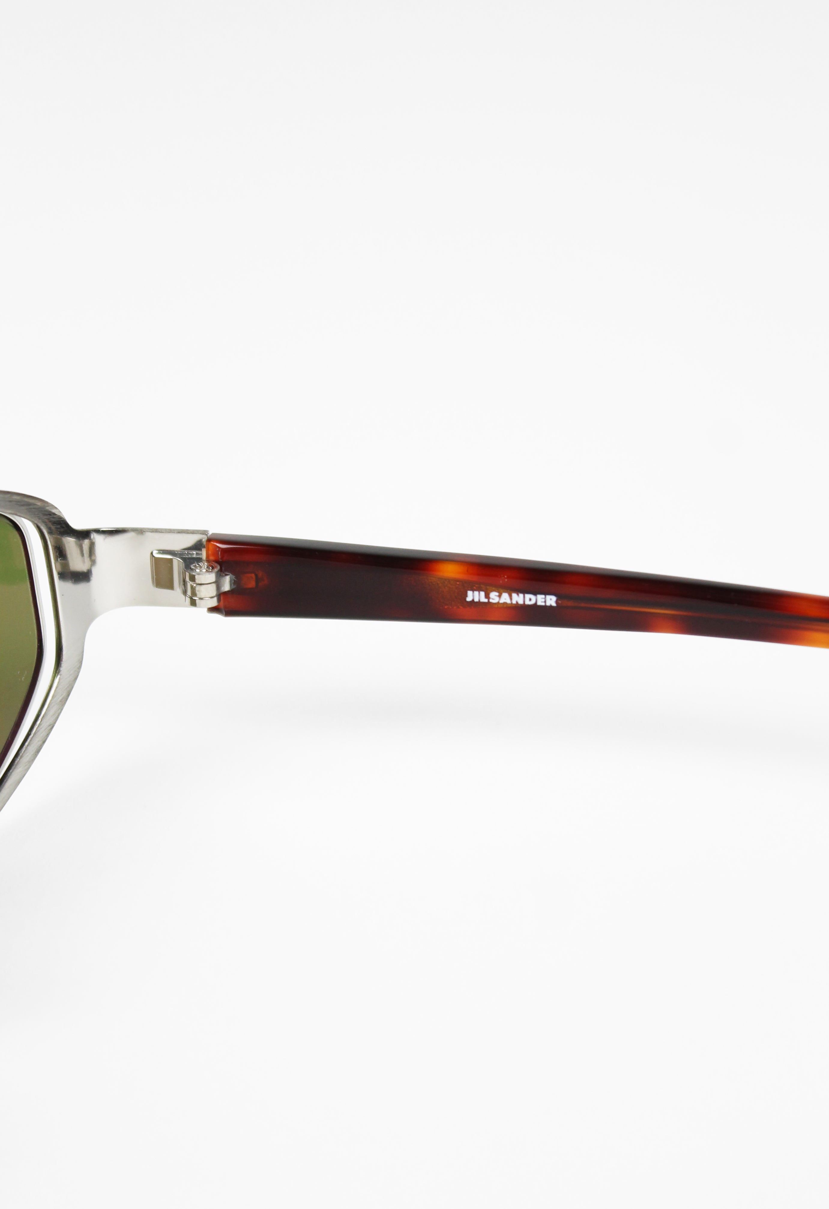 JIL SANDER 1990'S STACKED LENS TORTOISESHELL SUNGLASSES