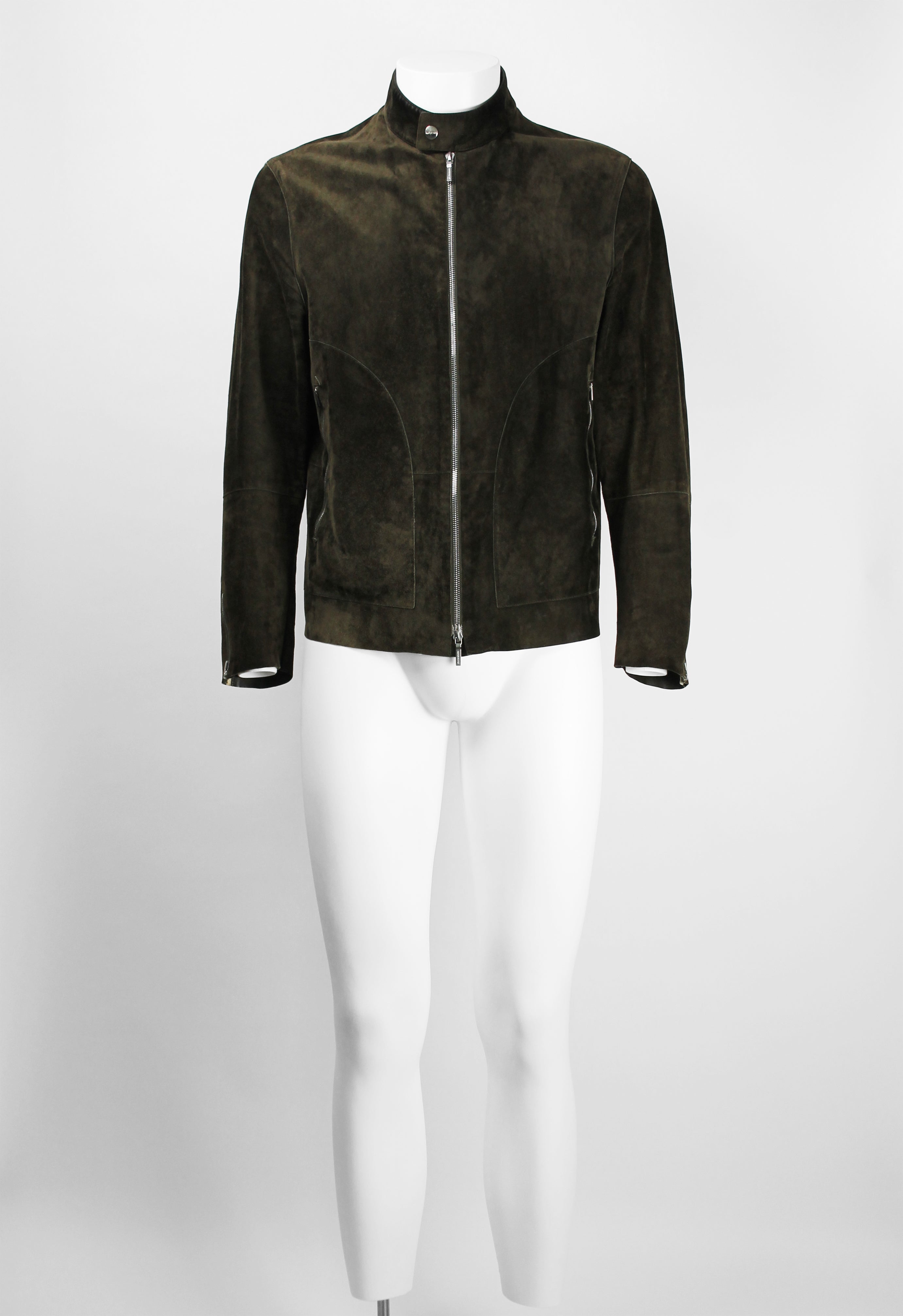 JIL SANDER 2003 SUEDE BIKER JACKET
