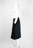 JIL SANDER SILK GATHERED BALLOON SKIRT