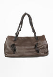 JIL SANDER LEATHER THREADED BAG