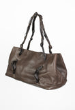 JIL SANDER LEATHER THREADED BAG