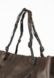 JIL SANDER LEATHER THREADED BAG