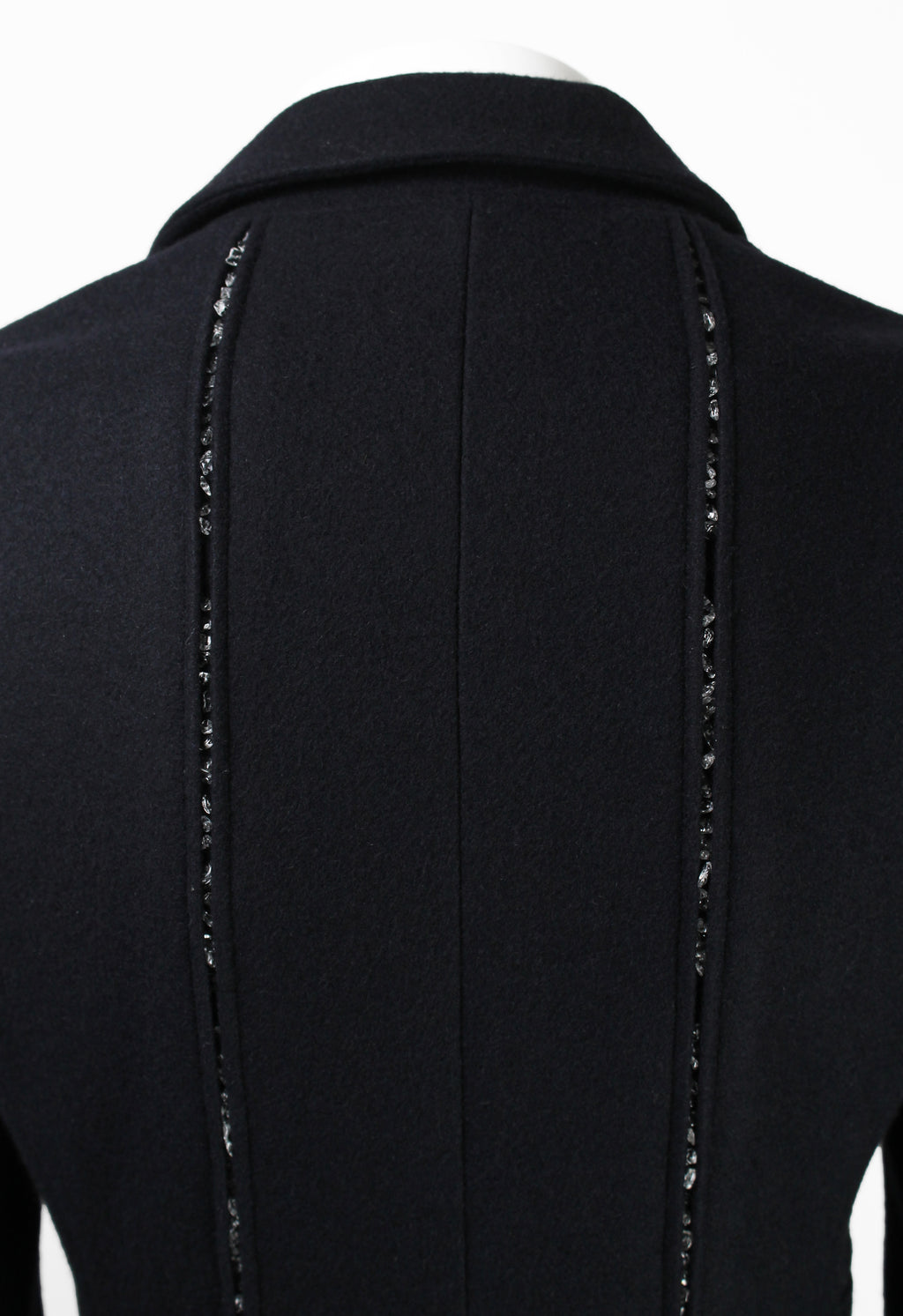 JIL SANDER RAF SIMONS FW 2008 VERTICAL BEADED COAT