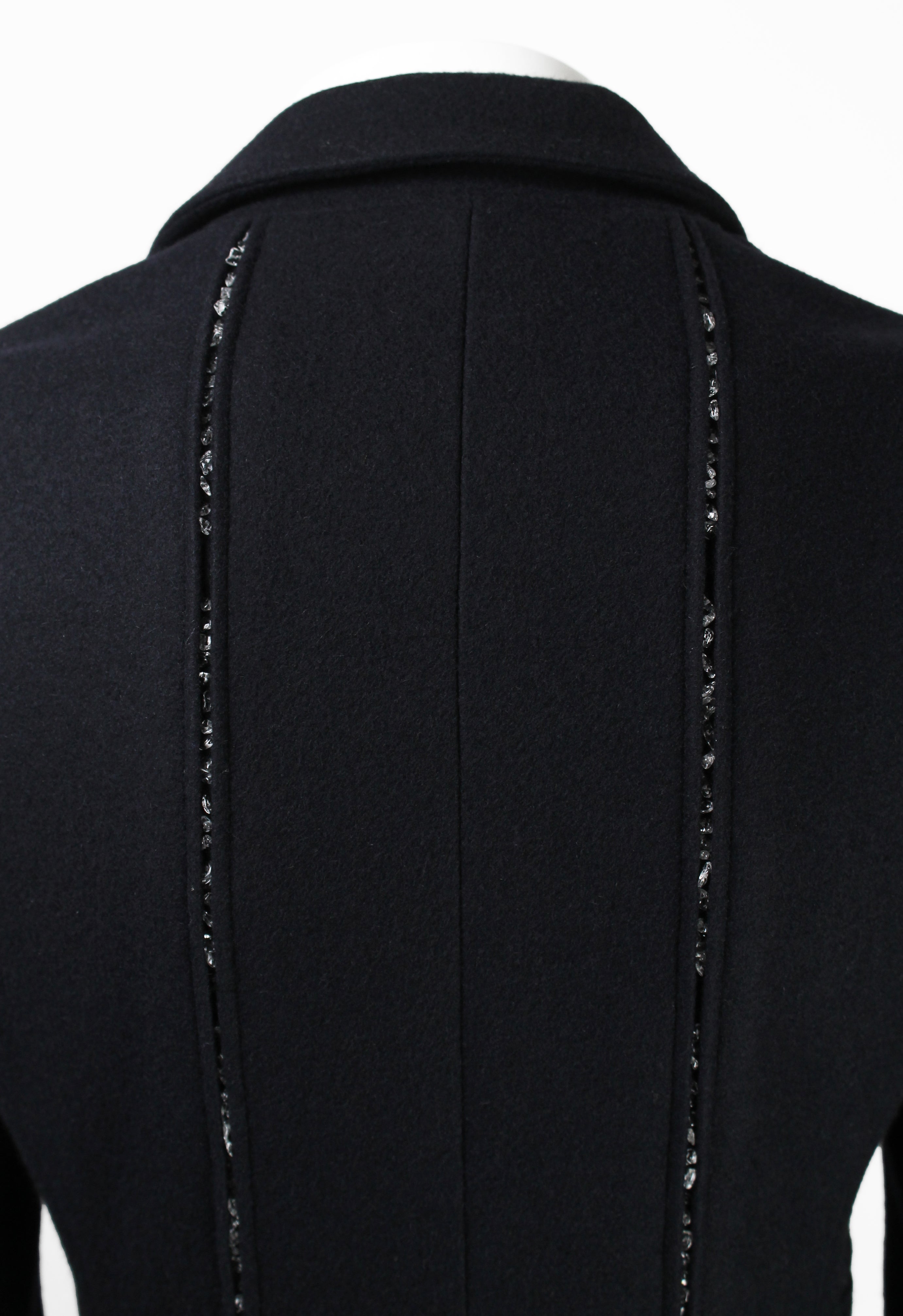 JIL SANDER RAF SIMONS FW 2008 VERTICAL BEADED COAT