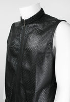 JIL SANDER SS 2000 PERFORATED LEATHER VEST