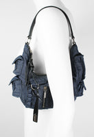 JIL SANDER SS 2003 DENIM CARGO SHOULDER BAG