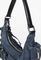 JIL SANDER SS 2003 DENIM CARGO SHOULDER BAG