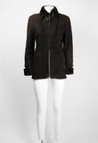 JIL SANDER SHEARLING BUCKLE JACKET