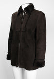 JIL SANDER SHEARLING BUCKLE JACKET