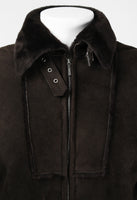 JIL SANDER SHEARLING BUCKLE JACKET