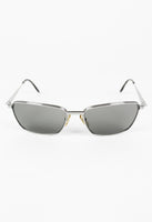 JIL SANDER 1990'S SILVER REVERSE SUNGLASSES