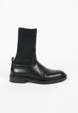 JIL SANDER RIBBED SOCK CHELSEA BOOTS