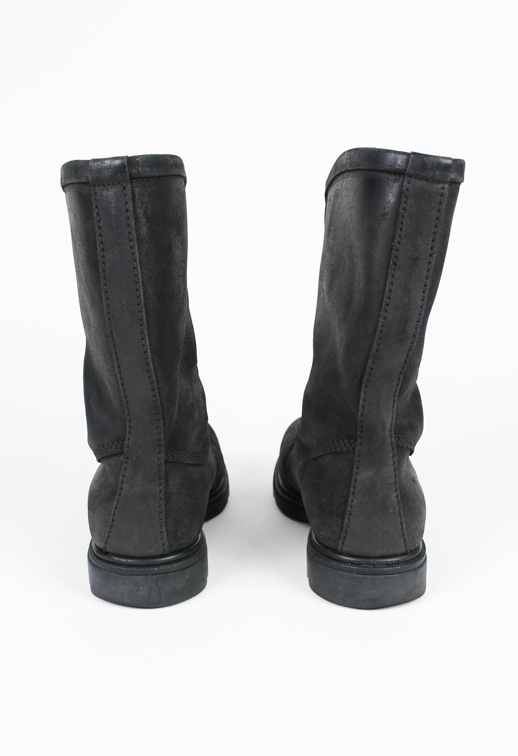 JIL SANDER WAXED BIKER BOOTS