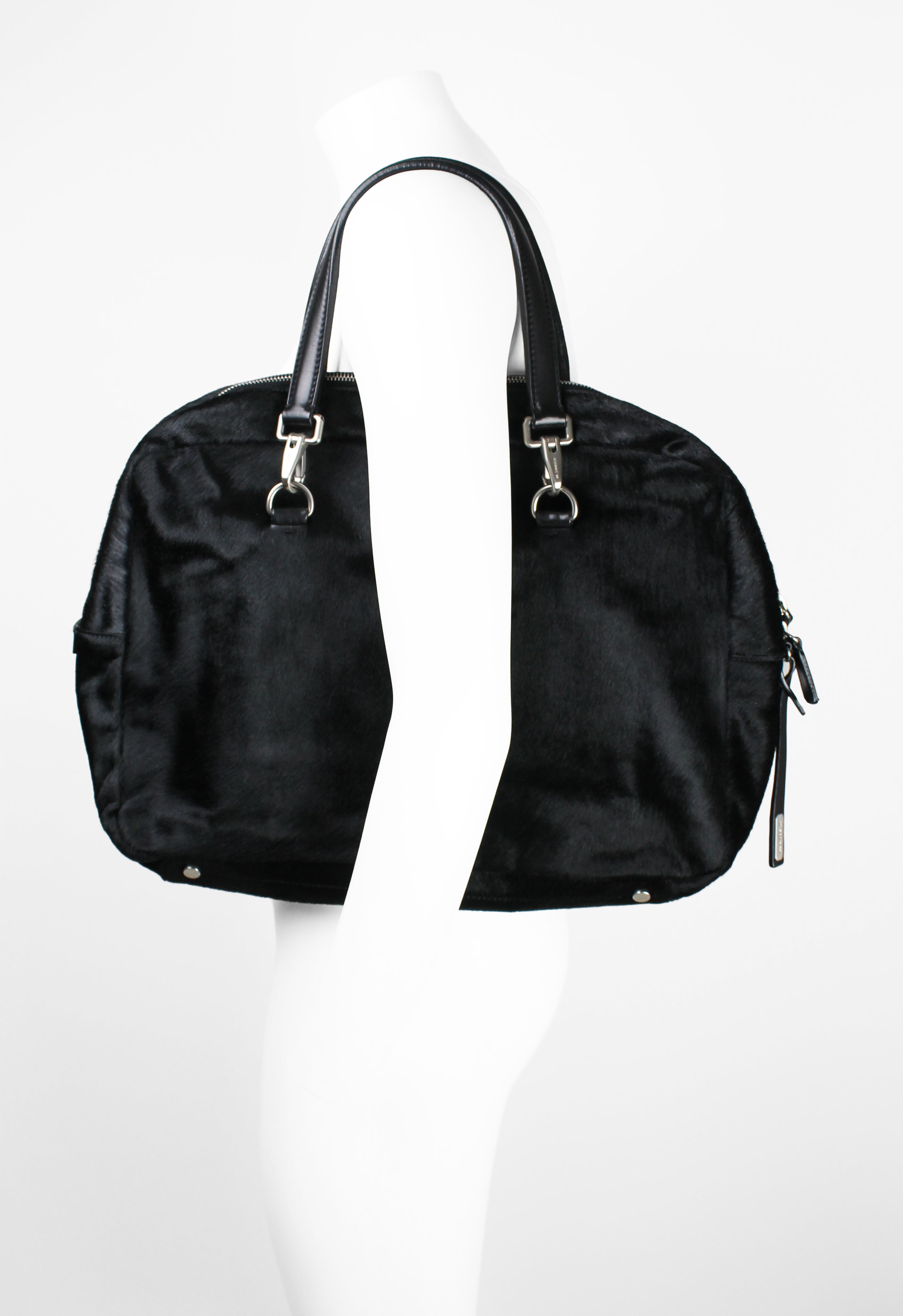 JIL SANDER FW 2003 CALF HAIR BAG