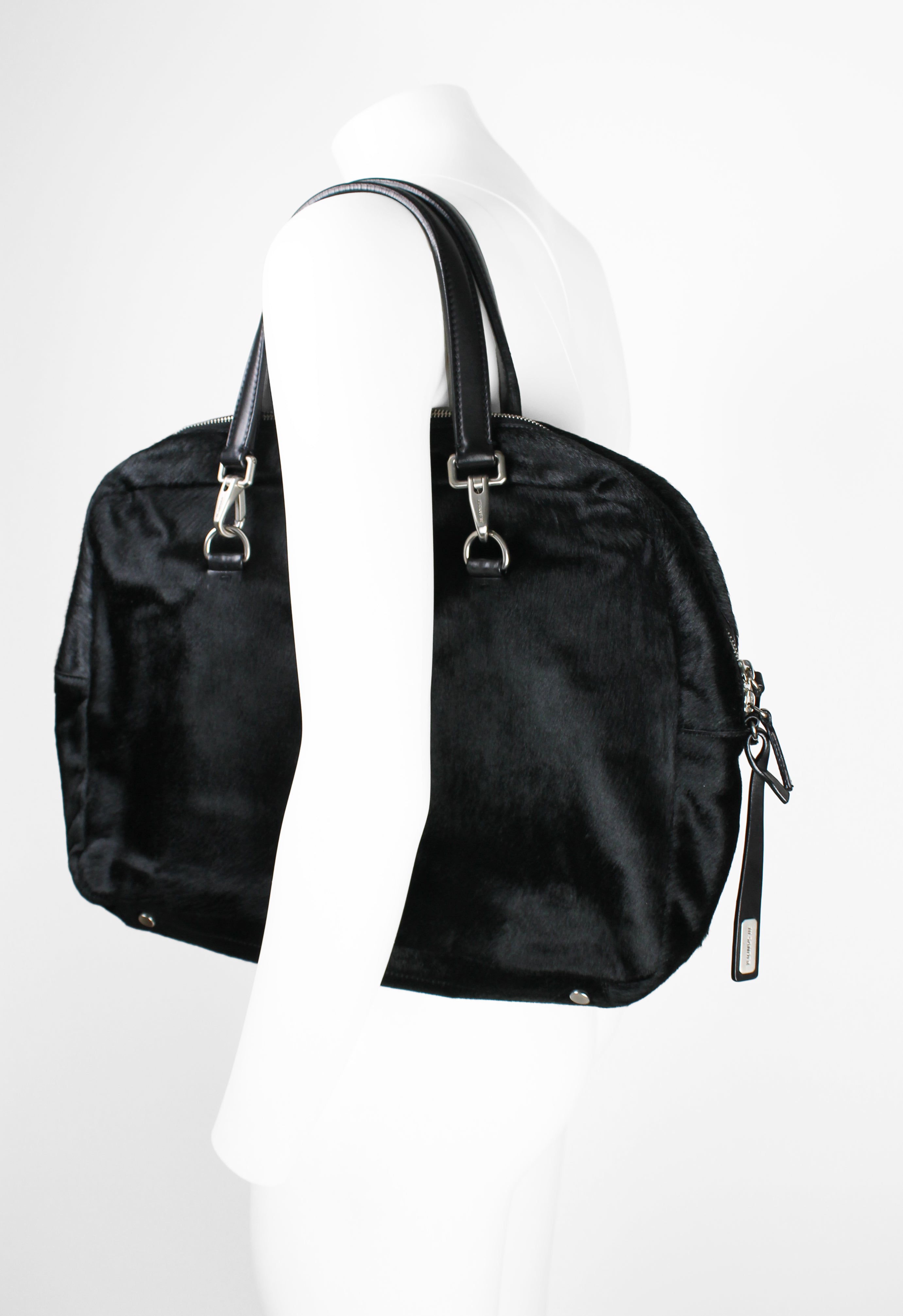 JIL SANDER FW 2003 CALF HAIR BAG