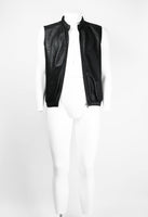 JIL SANDER SS 2000 PERFORATED LEATHER VEST