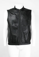 JIL SANDER SS 2000 PERFORATED LEATHER VEST