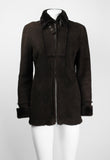 JIL SANDER SHEARLING BUCKLE JACKET