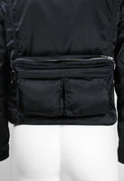 JUNYA WATANABE 2001 NYLON JACKET WITH ATTACHED BAG